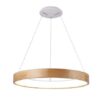Azzardo AZ2699 Silvam Pendant LED Dřevěný lustr | Teplá bílá | 50W