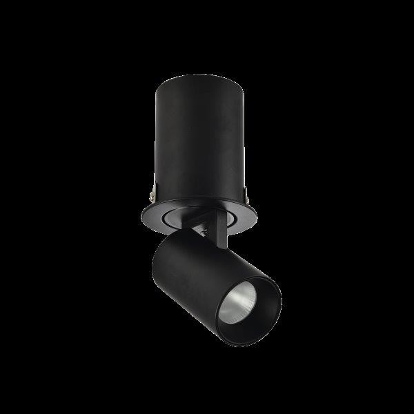 Azzardo AZ2829 Luna LED bodové svítidlo | Teplá bílá | 1,5W | Černá