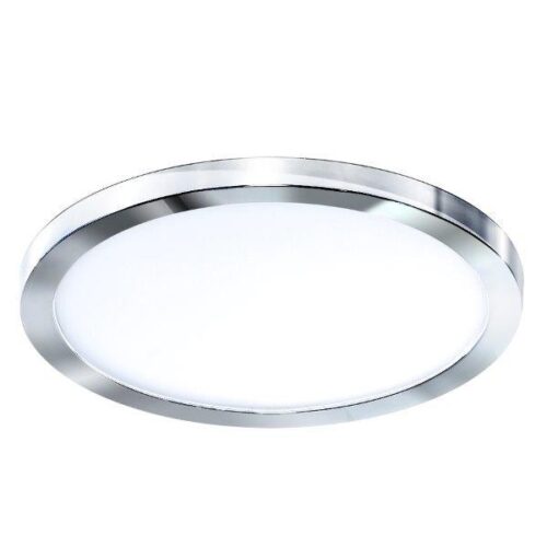 Azzardo AZ2838 Slim Led zápustné svítidlo | Teplá bílá | 12W | Chrom | Kov