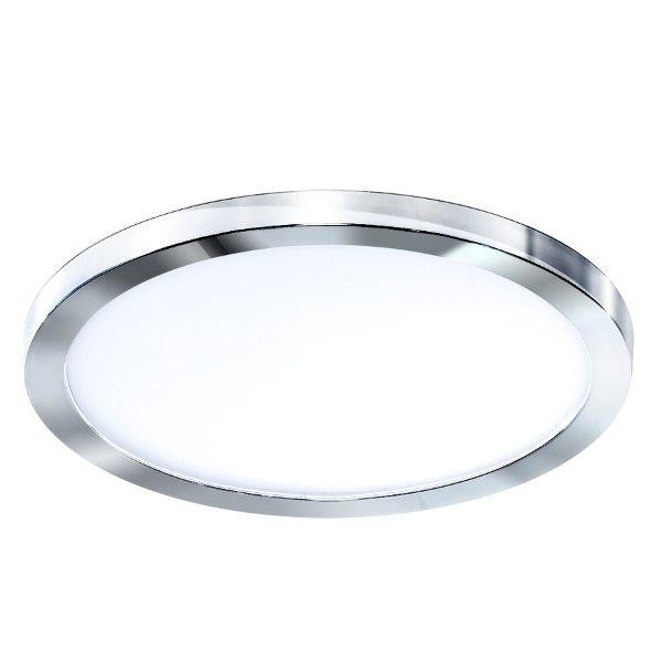 Azzardo AZ2838 Slim Led zápustné svítidlo | Teplá bílá | 12W | Chrom | Kov