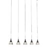 Azzardo AZ2910 Dalmatia LED stropní svítidlo | Teplá bílá | Černá | 5x25W