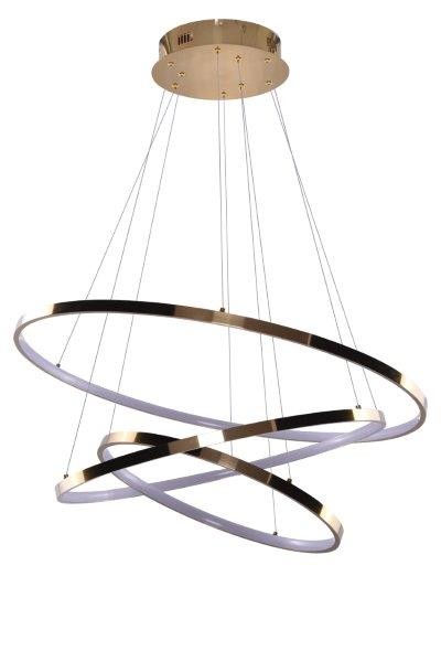 Azzardo AZ2918 Wheel LED stropní svítidlo | Teplá bílá | Barevný kov | Zlatá