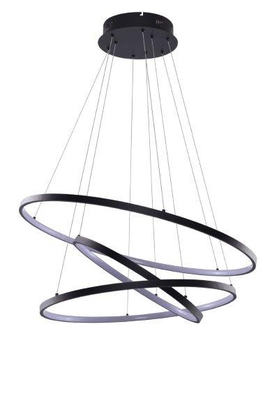 Azzardo AZ2920 Wheel LED stropní svítidlo | Teplá bílá | Černá