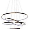 Azzardo AZ2921 Wheel LED stropní svítidlo | Teplá bílá | Barevný kov | Zlatá