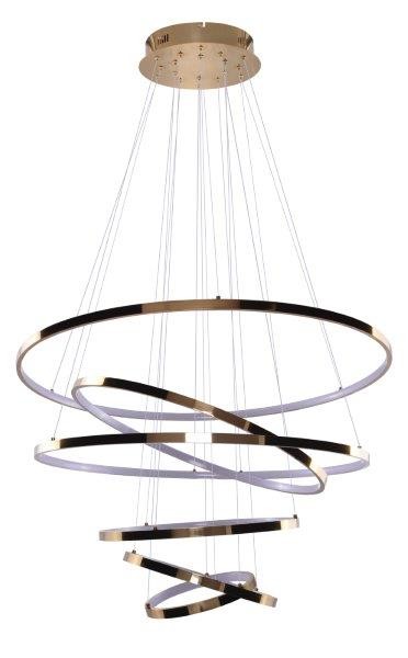 Azzardo AZ2921 Wheel LED stropní svítidlo | Teplá bílá | Barevný kov | Zlatá
