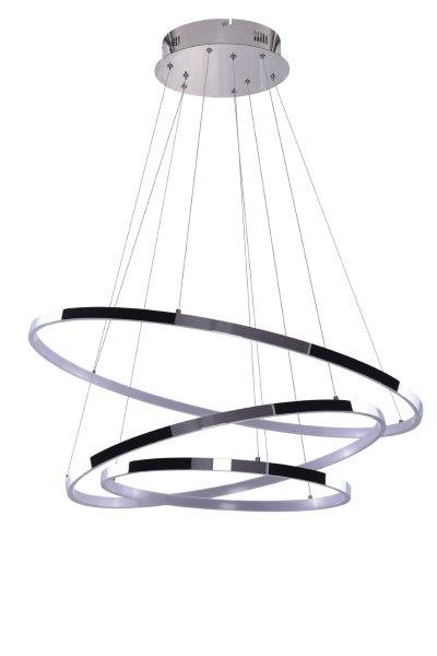 Azzardo AZ2989 Wheel LED stropní svítidlo | Teplá bílá | Chrom | Kov