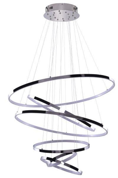 Azzardo AZ2990 Wheel LED stropní svítidlo | Teplá bílá | Chrom | Kov