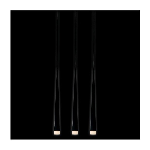 LUXERA 91048003 Ebony Lustr | G9 | Černá | Chrom | Kov