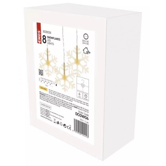 EMOS DCGW06 LED Venkovní závěsné svítidlo | Teplá bílá | 1