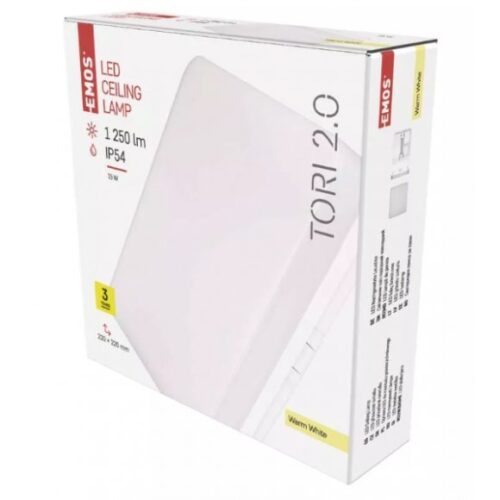 EMOS ZM4123 Tori LED Stropní svítidlo | Teplá bílá | Bílá