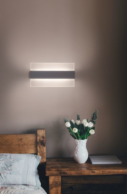 Palnas 9961001227 Edit LED nástěnní svítidlo | Teplá bílá | Bílá | 6W