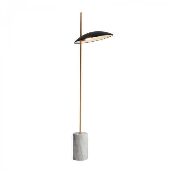 Italux 5900644313779 LED stojací lampa | Teplá bílá | Černá | 4W