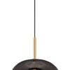 Globo 15345H1MM Blacky I Lustr | E27 | Barevný kov | Černá | Mosaz | Šedá