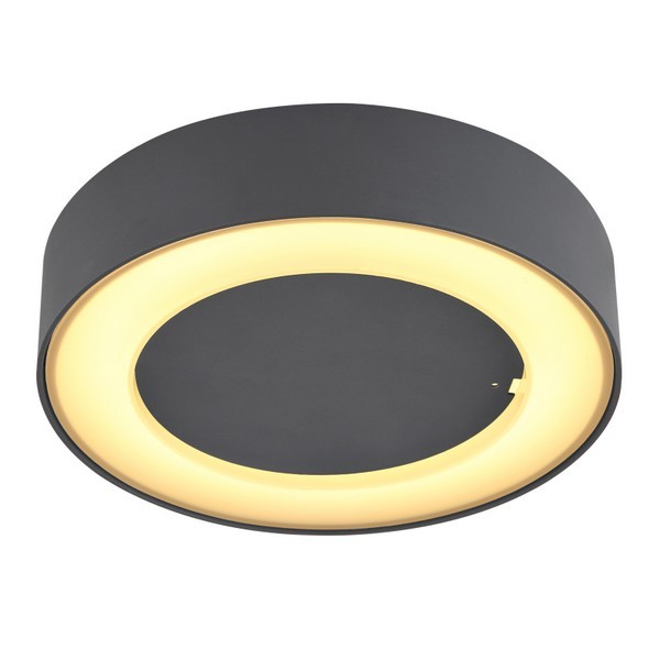 Globo 32136D Sura LED Stropní venkovní světlo | Teplá bílá | Černá | 12W | 1