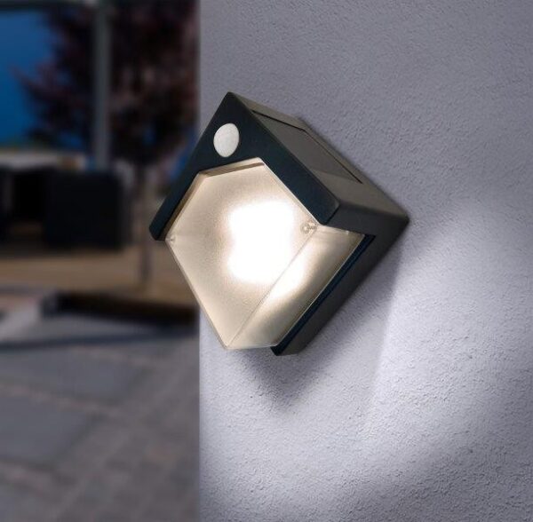 Globo 36480 LED Nástěnné venkovní světlo | Teplá bílá | Černá | 8x0,06W