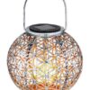 Globo 36741 Solar LED venkovní svítidlo | Teplá bílá | Kov | Stříbrná | 0,06W
