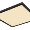 Globo 41563-24B LED stropní svítidlo | Teplá bílá | Černá | 24W