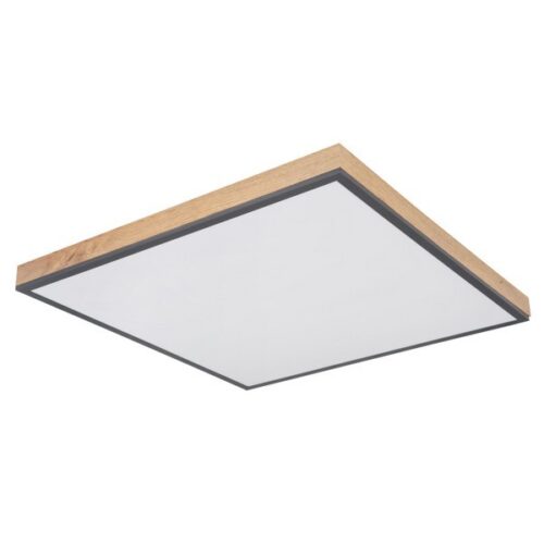 Globo 416080WD3 Doro LED stropní svítidlo | Teplá bílá | Černá | Dřevo