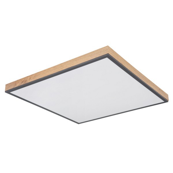 Globo 416080WD3 Doro LED stropní svítidlo | Teplá bílá | Černá | Dřevo