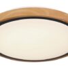 Globo 41764-12 LED stropní svítidlo | Variabilní | Černá | Dřevo | 12W