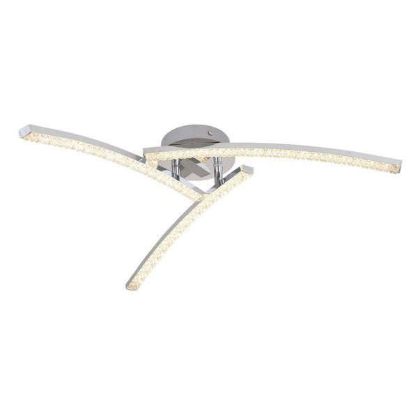 Globo 67169-18IP LED Koupelnové stropní svítidlo | Variabilní | Chrom | Kov | 18W