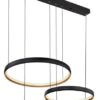Globo 67193-55H LED stropní svítidlo | Variabilní | Barevný kov | Černá | Zlatá | 55W