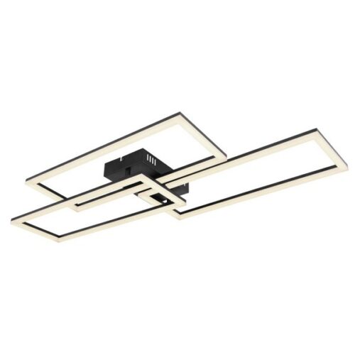 Globo 67247-58 LED Přisazené stropní svítidlo | Variabilní | Černá | 58W