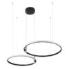 Globo 67300H Coco LED stropní svítidlo | Variabilní | Barevný kov | Černá | Zlatá | 55W