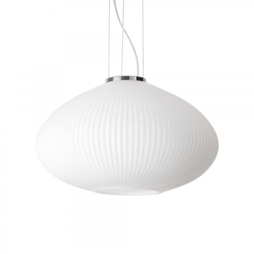 Ideal lux 264523 Plisse Lustr | E27 | Bílá