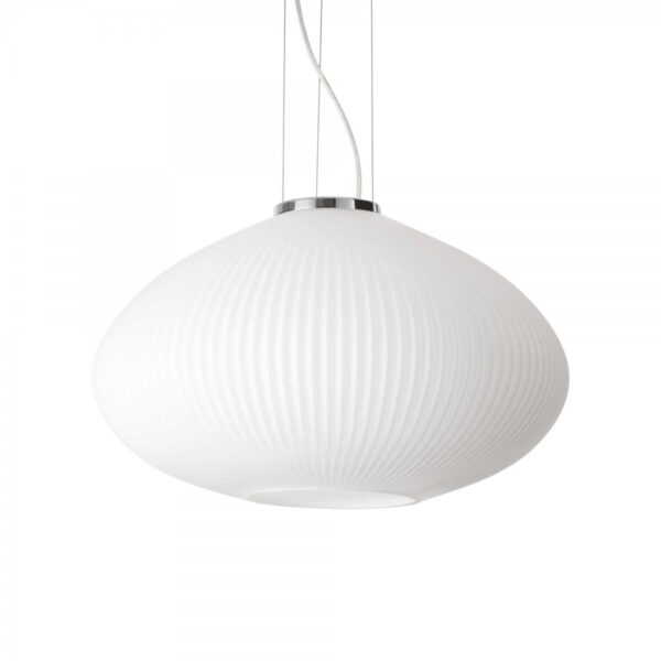Ideal lux 264523 Plisse Lustr | E27 | Bílá