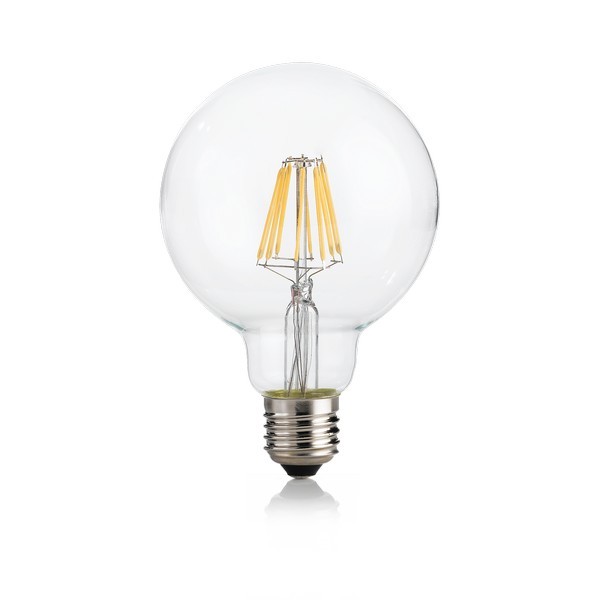 Ideal lux 271606 Globe LED žárovka E27 | Teplá bílá | 8W
