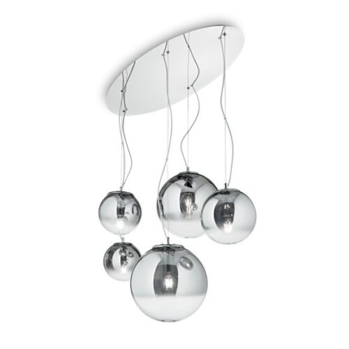 Ideal lux 140759 Mapa Fade Lustr | E27 | Chrom | Kov