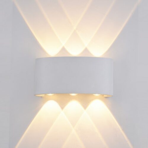 Italux 5900644315179 LED Nástěnné venkovní světlo | Teplá bílá | Bílá | 6W