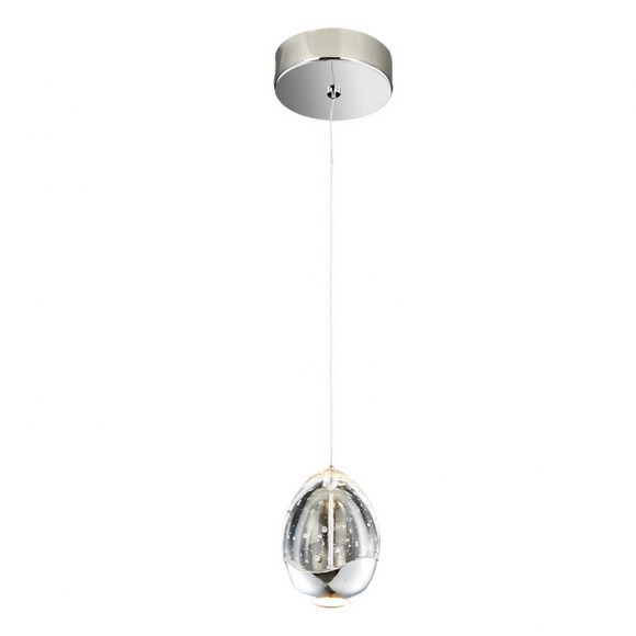 Italux 5900644315896 LED stropní svítidlo | Teplá bílá | Chrom | Kov | 4,8W