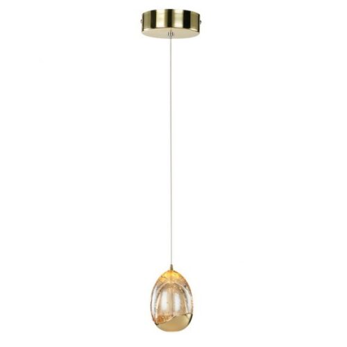 Italux 5900644315902 LED stropní svítidlo | Teplá bílá | Barevný kov | Zlatá | 4,8W