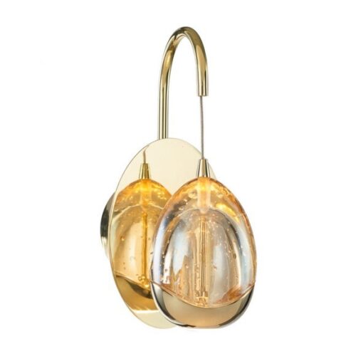 Italux 5900644315964 LED nástěnní svítidlo | Teplá bílá | Barevný kov | Zlatá | 4,8W