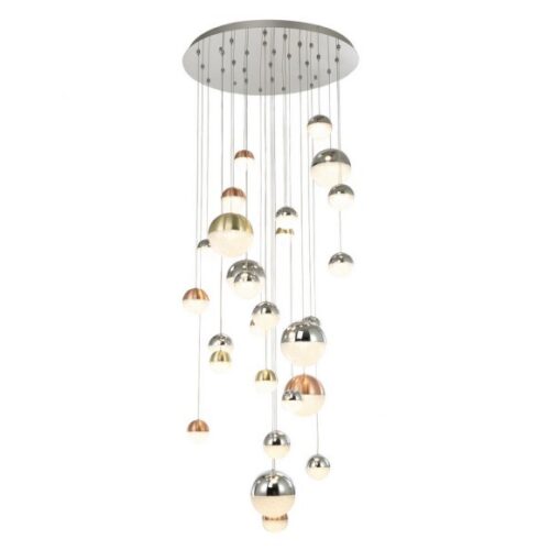 Italux 5900644316046 LED stropní svítidlo | Teplá bílá | Barevný kov | Zlatá | 147,6W
