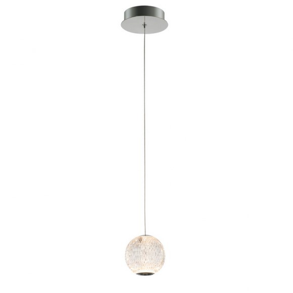 Italux 5900644316077 LED stropní svítidlo | Teplá bílá | Chrom | Kov | 4,2W