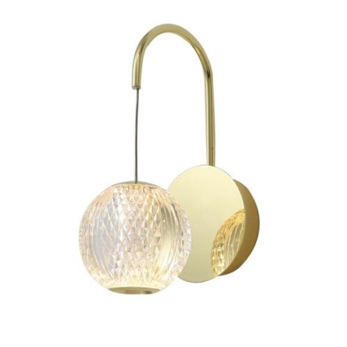 Italux 5900644316145 LED nástěnní svítidlo | Teplá bílá | Barevný kov | Zlatá | 4,2W