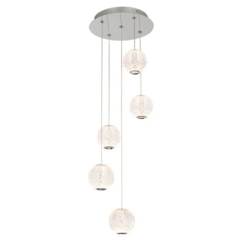 Italux 5900644316206 LED stropní svítidlo | Teplá bílá | Chrom | Kov | 21W