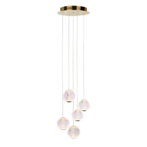 Italux 5900644316244 LED stropní svítidlo | Teplá bílá | Barevný kov | Zlatá | 21W