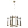 Italux 5900644316978 Lustr | E14 | Barevný kov | Bronz