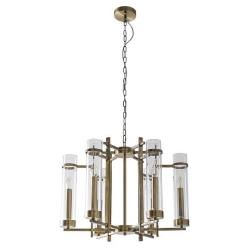 Italux 5900644316978 Lustr | E14 | Barevný kov | Bronz