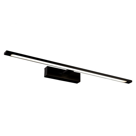 Italux 5900644317234 LED Koupelnové nástěnní svítidlo | Teplá bílá | Černá | 20W
