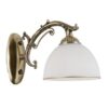 Italux 5900644318101 Stolní lampička | E27 | Barevný kov | Bílá | Bronz