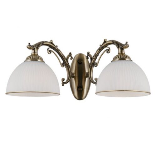 Italux 5900644318118 Lustr | E27 | Barevný kov | Bílá | Bronz