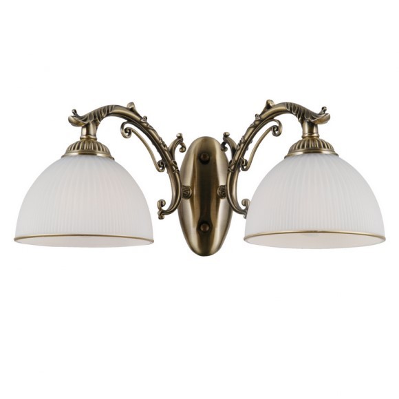Italux 5900644318118 Lustr | E27 | Barevný kov | Bílá | Bronz
