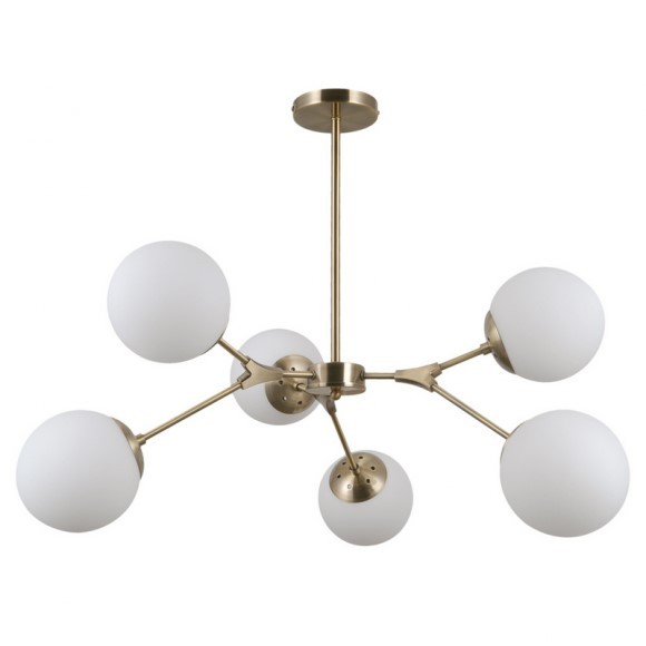 Italux 5900644319061 Lustr | E14 | Barevný kov | Bronz