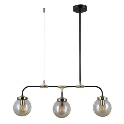Italux 5900644319320 Lustr | E14 | Barevný kov | Bronz | Černá | Hnědá