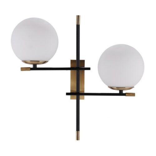 Italux 5900644319795 Lustr | E14 | Barevný kov | Bílá | Bronz | Černá
